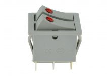 Блок кнопок включения водонагревателя, радиатора 