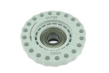 Суппорт в сборе правый, со стороны шкива (6203+VA22) стиральной машины Electrolux, Zanussi, AEG